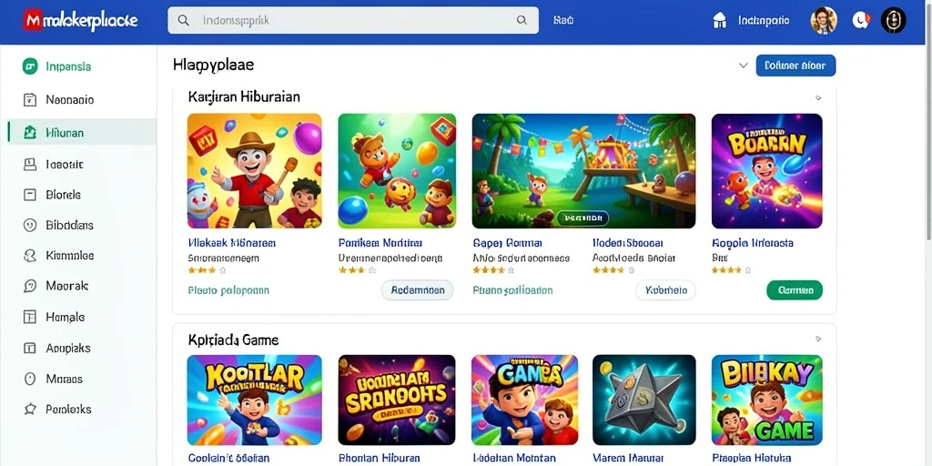 Tampilan menu yang user-friendly dan mudah dinavigasi.